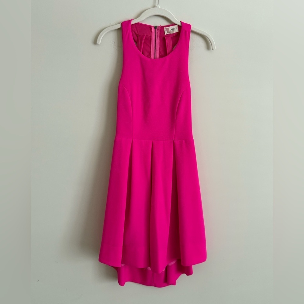 Latiste by Amy Fit & Flare Dress – Hot Pink – Size Medium